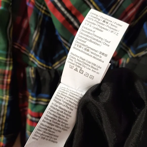 J Crew - Puff-sleeve mini dress in Stewart tartan - Size 4  (NWT) - Picture 12 of 12